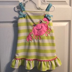 Rare Editions Size 4T Girls Crab Top